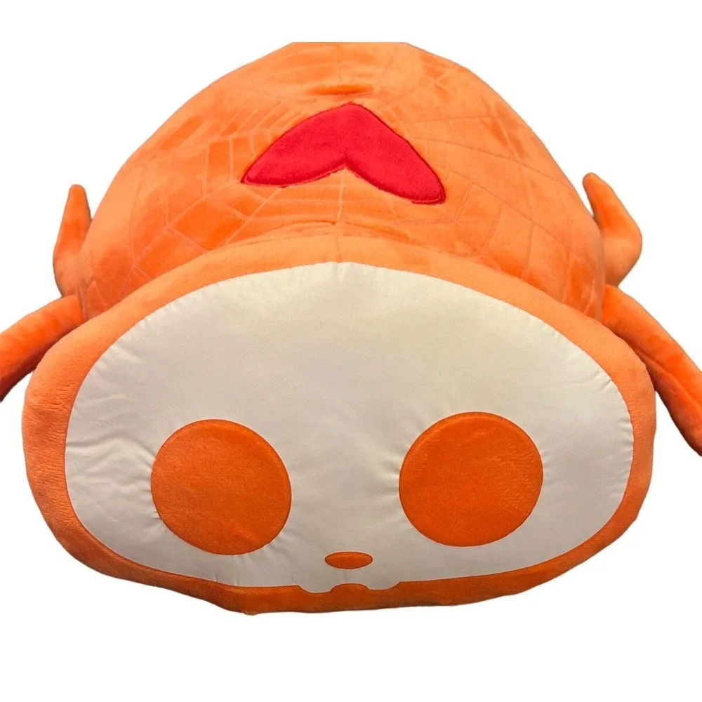 Skelanimals Spider Plush Backpack OS Orange Good Glow In The Dark Skull‎ Heart